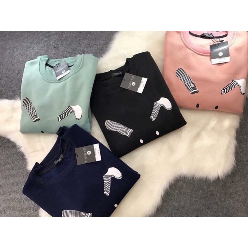 SNU21 - BỘ NỈ BÔNG NỮ TAI THỎ VẰN | BigBuy360 - bigbuy360.vn