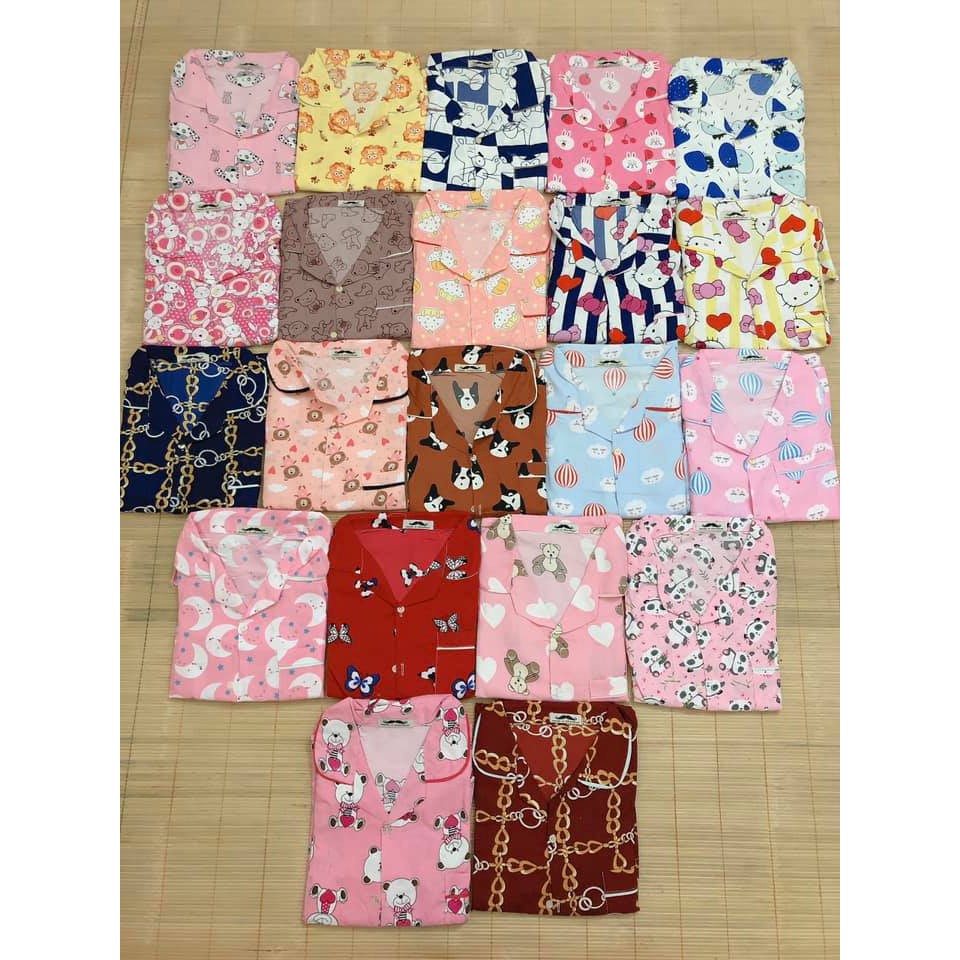 RẺ NHẤT😍Đồ Bộ Nữ Pijama Cộc Tay<Freeship> bộ mặc nhà dễ thương Kate Thái mềm mại | BigBuy360 - bigbuy360.vn