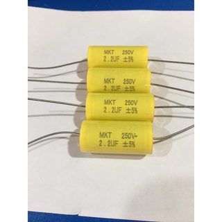 TỤ CHỐNG CHÁY LOA TREBLE 2,2MF 250V - VÀNG TRÒN