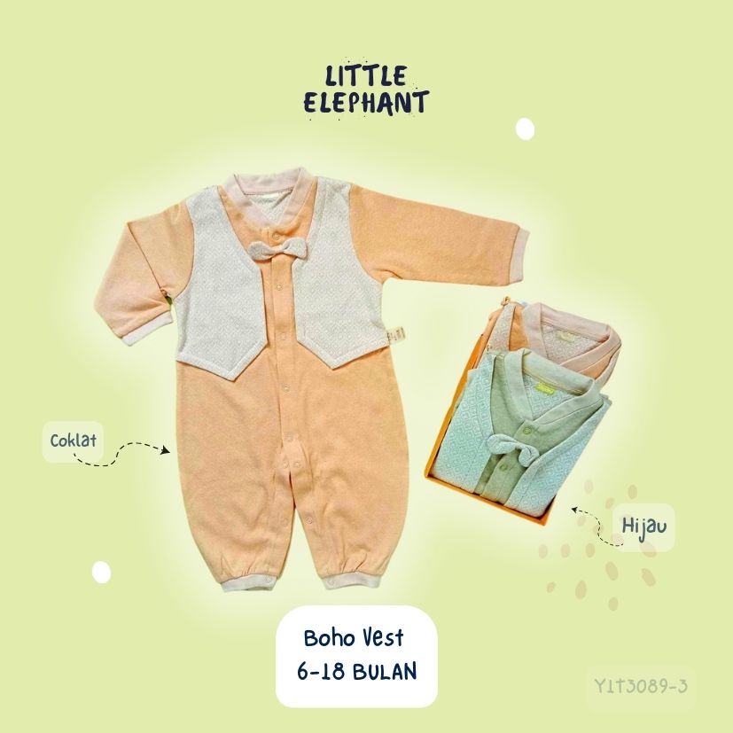 Áo Vest Boho - Bộ Đồ Liền Thân Dài Cho Bé Jumper | Bộ Đồ Ngủ Trẻ Em