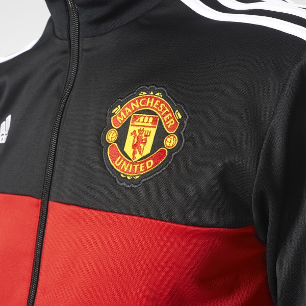 A1562 - Áo Adidas MANCHESTER UNITED 3-STRIPES TRACK JACKET, Hàng xuất xịn, chất nỉ cực đẹp