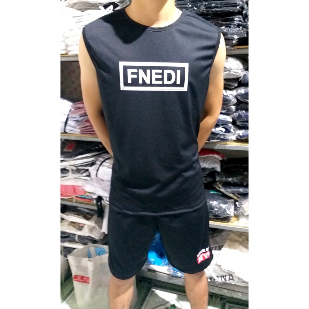 Bộ Ba lổ Tập Gym FNEDI Màu ĐEN Vải Thun Lạnh Co Dãn 4 Chiều Mềm Mịn Thoáng Khí (Có Kèm VIDEO Thật Tự Quay) | BigBuy360 - bigbuy360.vn