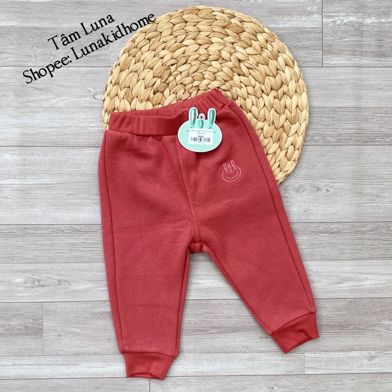 Quần nỉ Little Love đáp túi sau bé trai, bé gái LIL (6-9M, 9-12M)
