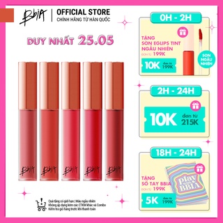 [Mã FMCGMALL -8% đơn 250k] Son Kem Lì Bbia Last Velvet Lip Tint Version 4 (5 màu) 5g Bbia Official Store