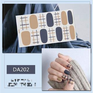Set 14 nhãn dán đầu móng nghệ thuật