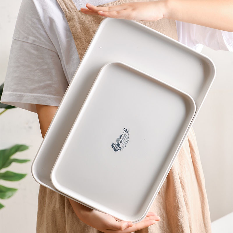 Khay Hình Chữ Nhật Khay Tròn Khay Nhựa đựng Trái Cây Khay đựng Trà / Cốc đựng Nước Khay Trà Phục Vụ ăn Uống Thương Mại Khay Vật Lý Khoai Tây Chiên Khay Chiên Gà Rán