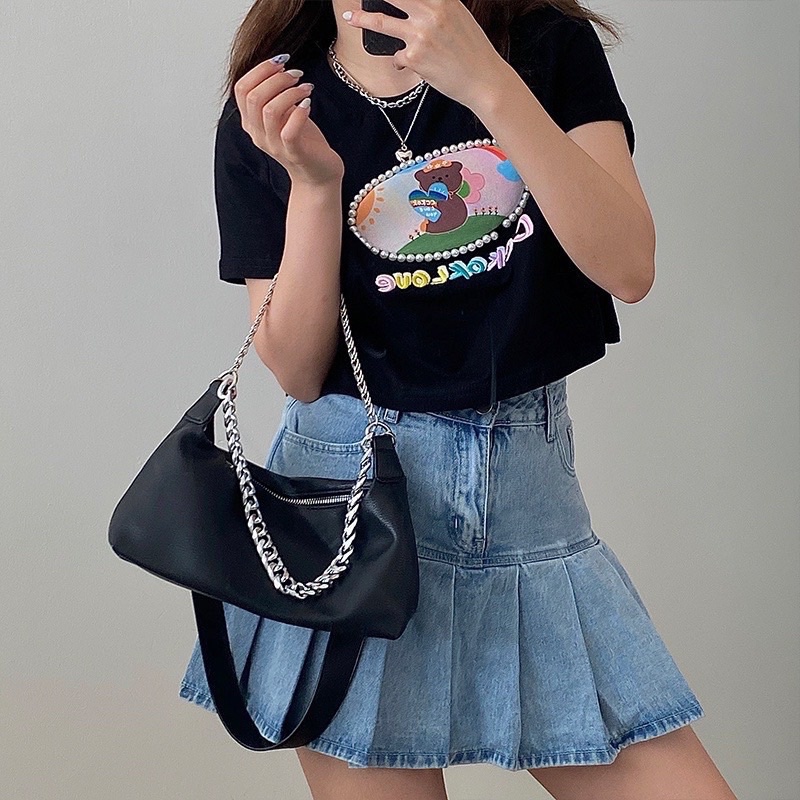 Túi Kẹp Nách Dây Xích Cá Tính Hàng Siêu Xinh ạ