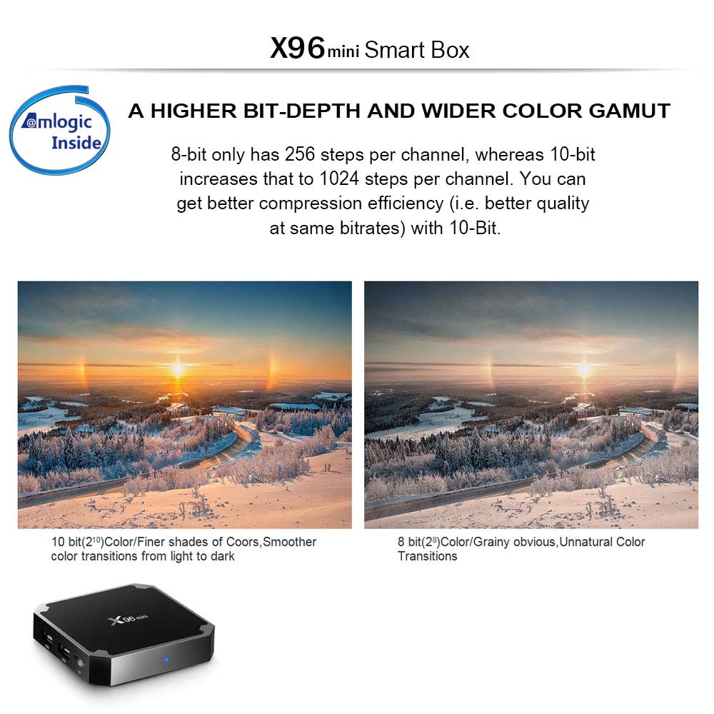 Đầu Tv Box X96 Mini Thông Minh Hỗ Trợ IPTV 4K HD Amlogic S905W ChấT LượNg Cao