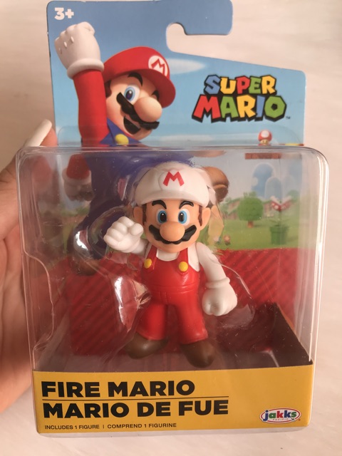 👉1- Super Mario Fire Mario Figure của Jakks New-mỹ
