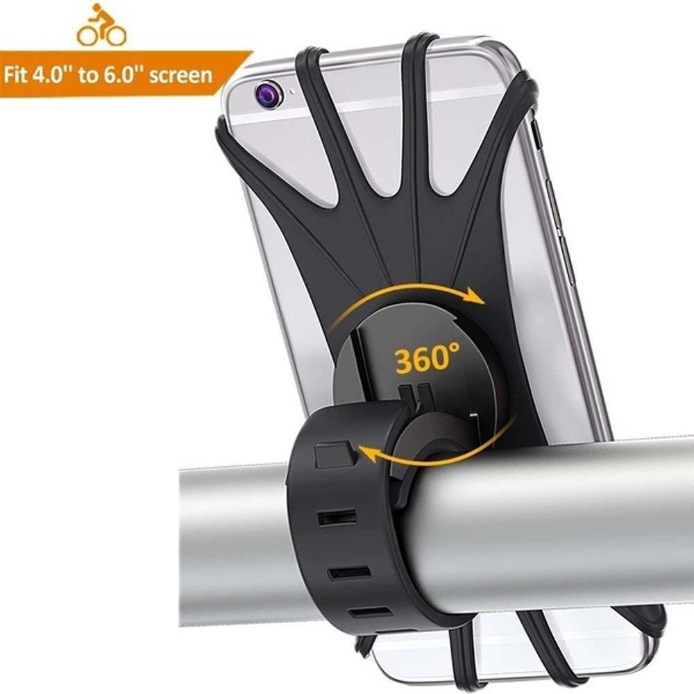 Giá Đỡ Điện Thoại Di Động Xoay 360 Độ Chống Sốc Gắn Tay Lái Xe Đạp