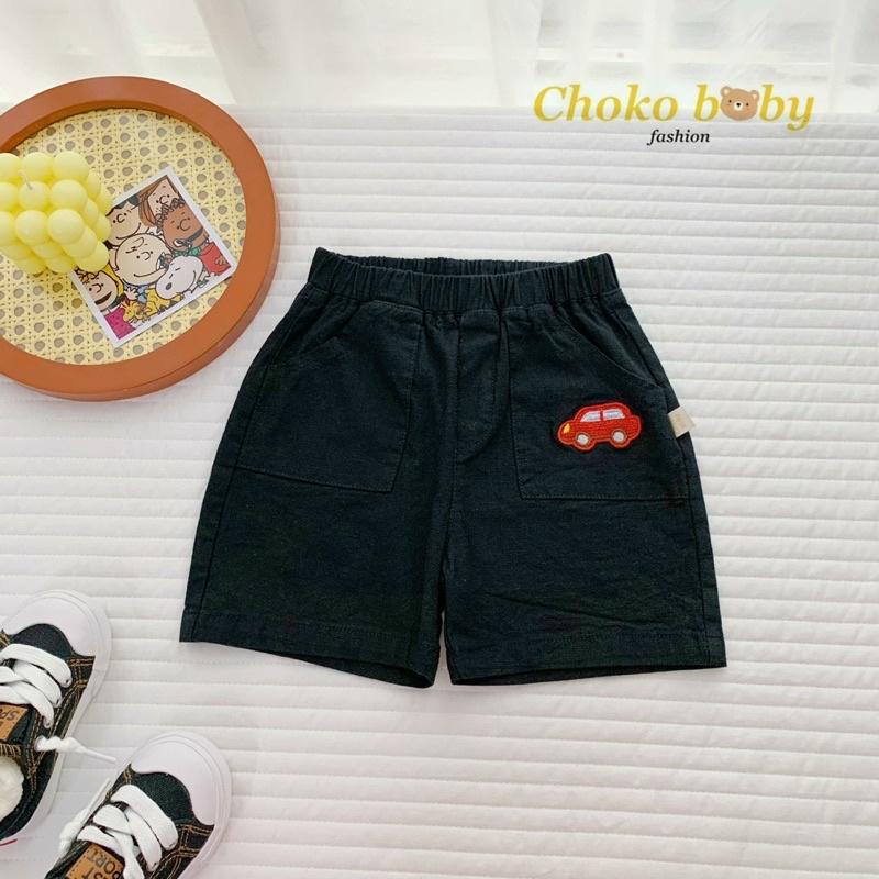 QUẦN SOOC THÊU Ô TÔ CHO BÉ