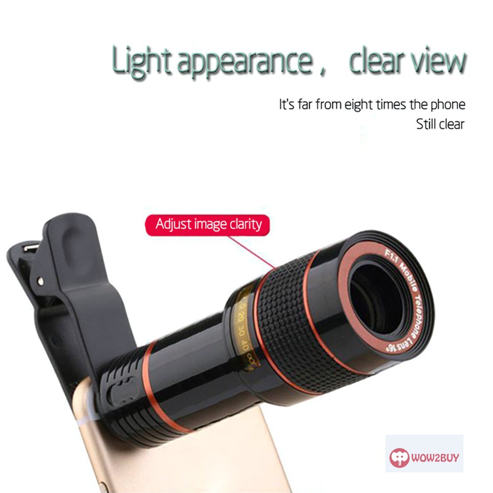 ❤Mobile phone camera❤ Ống kính phóng to nhìn xa cho điện thoại di động 8X/12X zoom | BigBuy360 - bigbuy360.vn