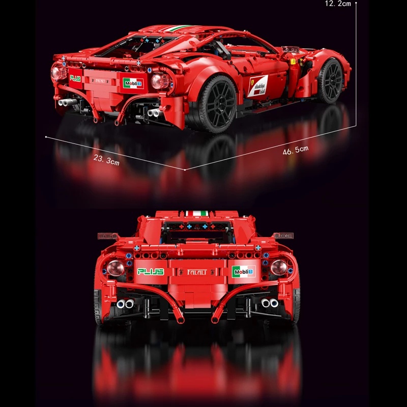 Đồ chơi Lắp ráp Mô hình siêu xe TGL T5001 1:10 Ferrari F12
