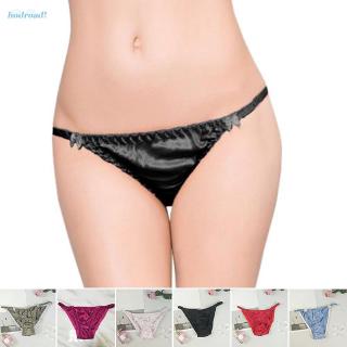 Quần lót lụa satin mềm không mối nối cho nữ