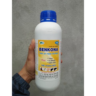 Thuốc Benkona Trừ nấm bệnh, vi khuẩn, virus, Chai 1 lít
