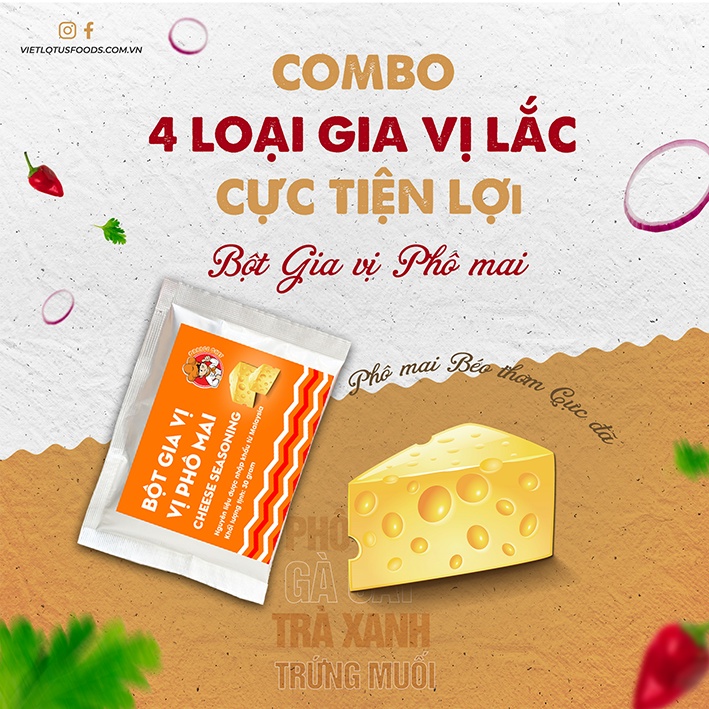 Bột gia vị lắc Orange Chef