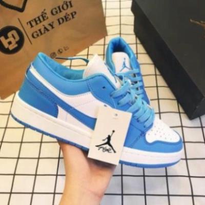 (vitazone742) Giày jordan cổ thấp xanh dương nam nữ hàng cao cấp full box bill | BigBuy360 - bigbuy360.vn
