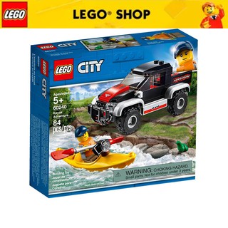 LEGO CITY 60240 Phiêu Lưu Cùng Thuyền Kayakc
