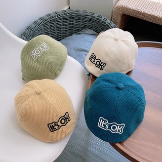 Mũ beret kiểu mỏ vịt thời trang thu đông đáng yêu cho bé