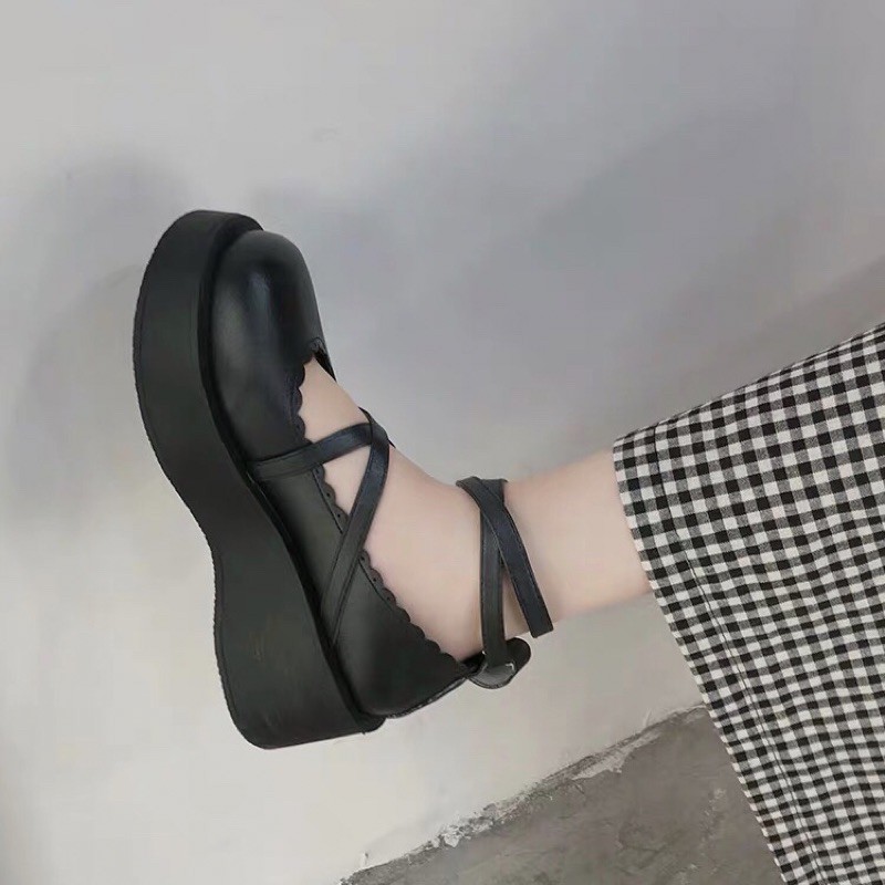 [LNHBO - ORDET] Giày oxford đế cao phối dây (Ảnh thật ở cuối) | BigBuy360 - bigbuy360.vn