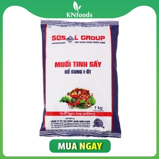 Muối tinh sấy I-ốt gói 1kg
