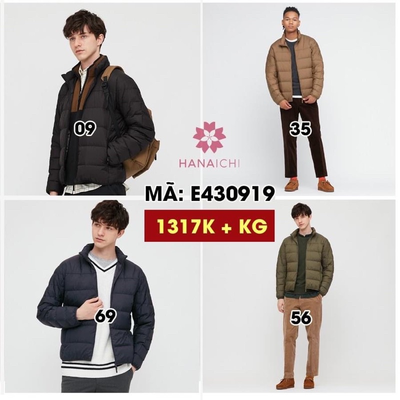 Áo lông vũ nam Uniqlo mã 440919