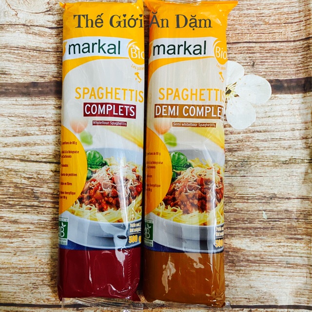 Mì Ý Spaghetti Hữu Cơ Markal 500g