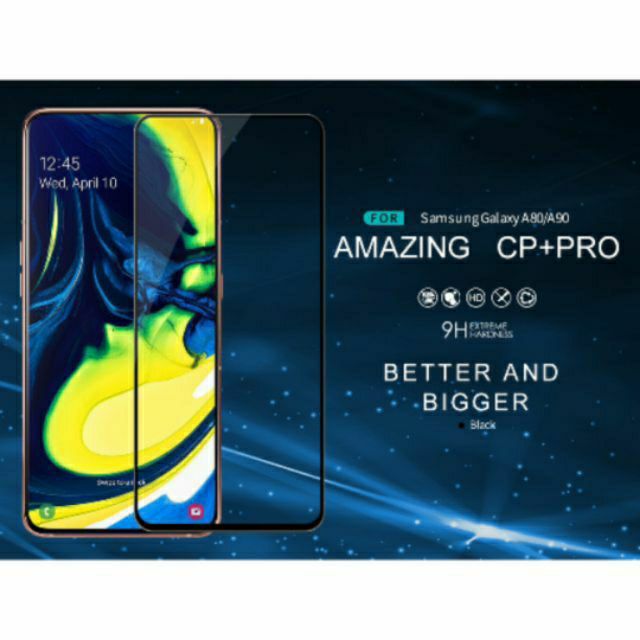 kính cường lực Nillkin CP+ Pro cho samsung galaxy A80/A90 full màn hình siêu xịn