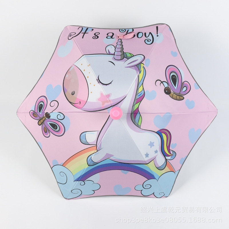 Ô dù cho bé BỀN ĐẸP, CHẮC CHẮN - Ô  cao cấp hình ngựa Unicorn