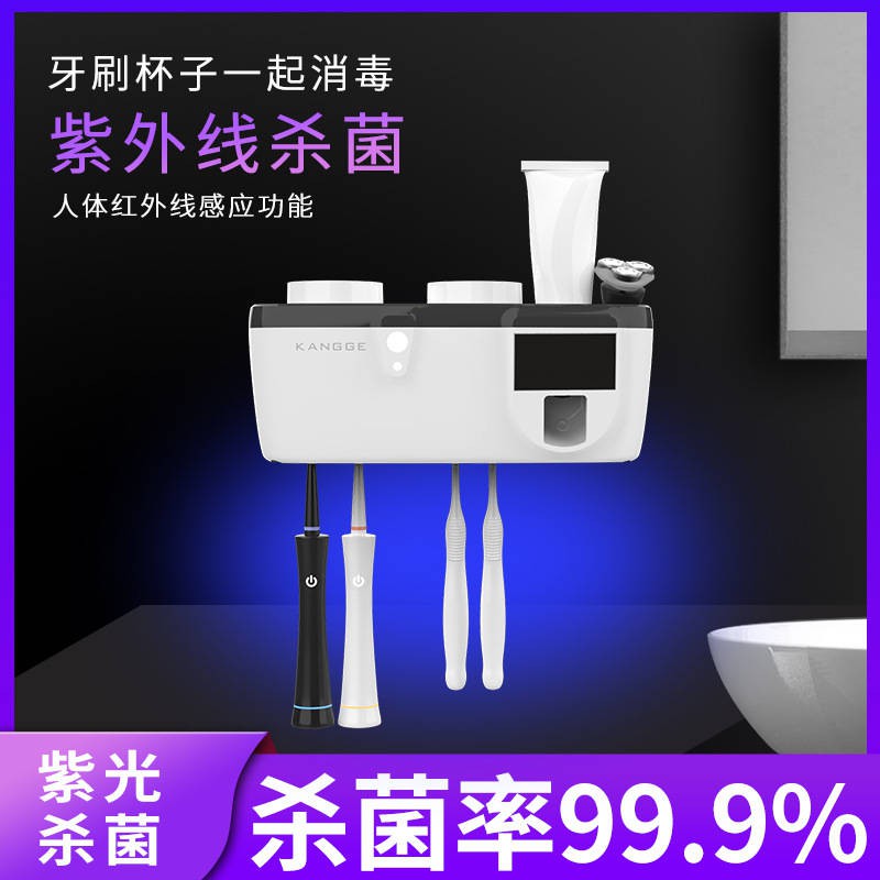 kệ lò vi sóngđời Kệ treo tường không cần đục lỗ, bóp kem đánh răng, đa năng