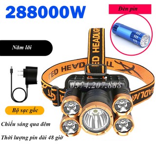 Đèn pin đội đầu 5 bóng LED siêu sáng LH5B.