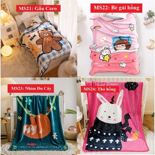 Chăn lông tuyết mềm mịn cho bé (KT: 100x140cm)