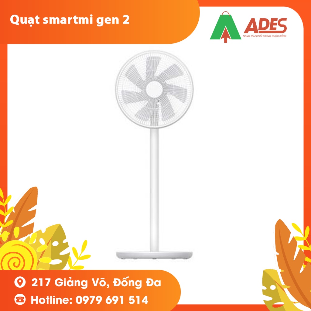 Quạt Thông Minh Smartmi Gen 2 (ZLBPLDS04SM) Xiaomi – Bảo hành Chính hãng 6 tháng
