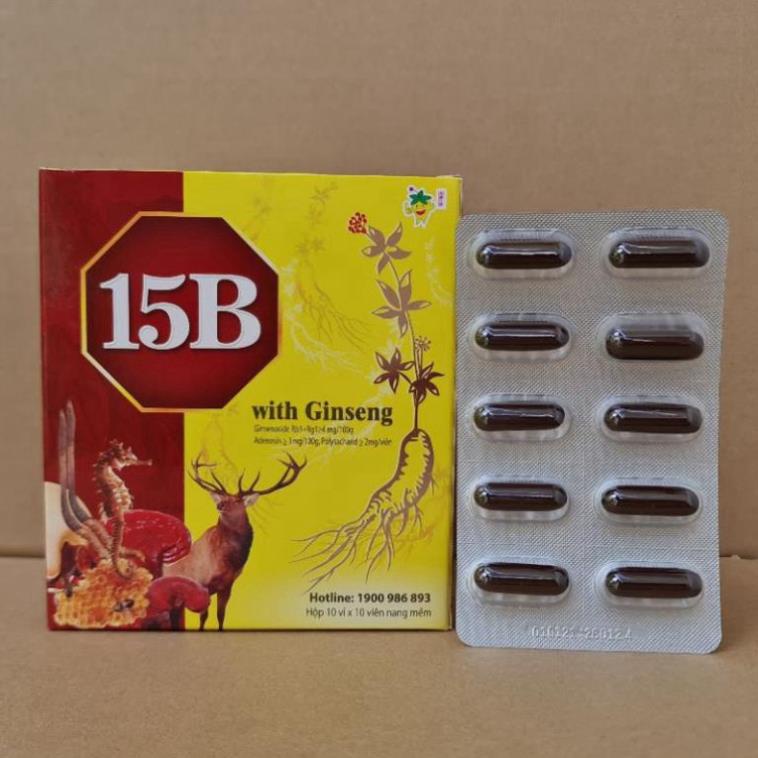Viên uống bổ sung Vitamin 15B ginseng 100 viên T t