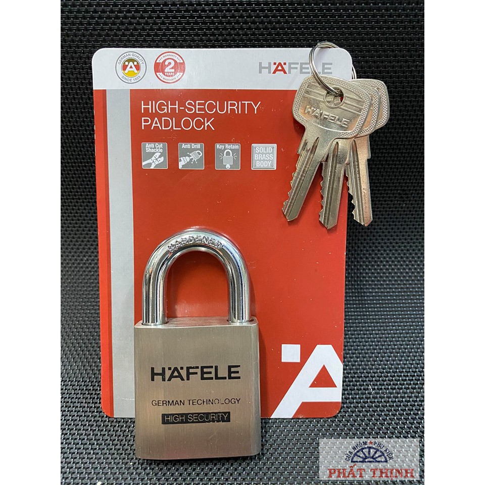 Ổ khóa treo HAFELE còng 10mm 482.01.971