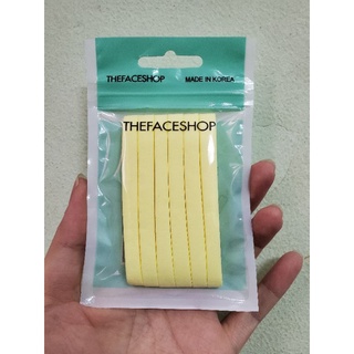 Bông bọt biển rửa mặt the face shop 6 miếng