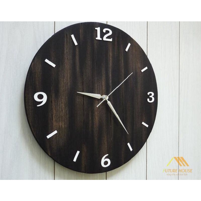 Đồng hồ gỗ treo tường hiện đại J02 - Quà tặng tri ân tân gia