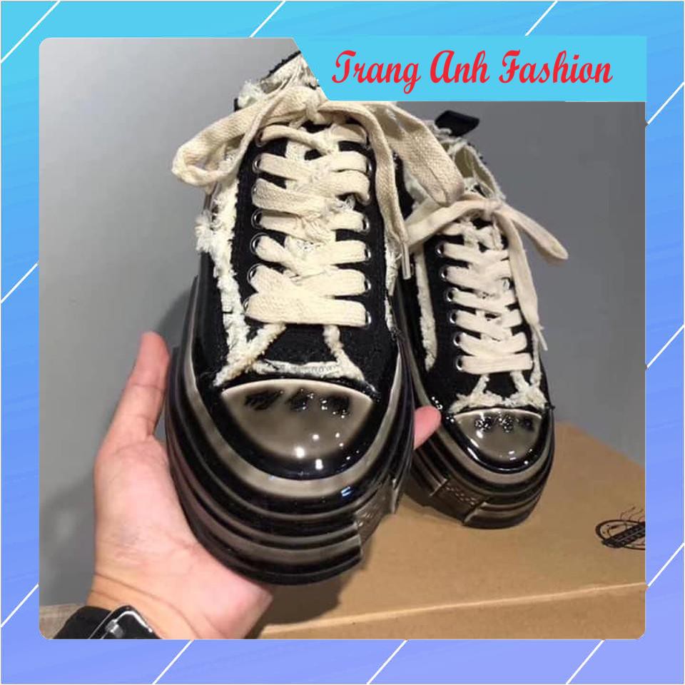 [Hot trend-Freeship] Giày sneaker  xVESSEL nữ style rách cao 3,5-4cm - Trang Anh Fashion