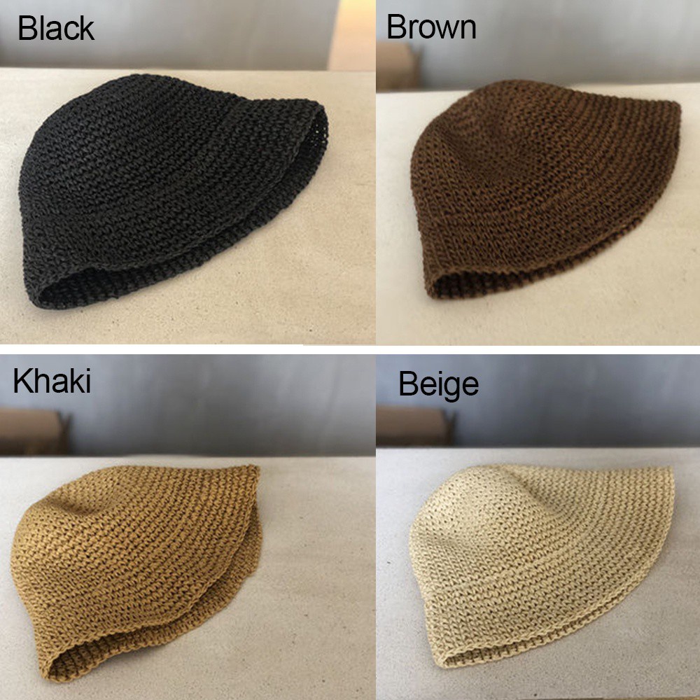 Mũ Cói Rộng Vành Chống Nắng Thời Trang Đi Biển Mùa Hè Cho Nữ