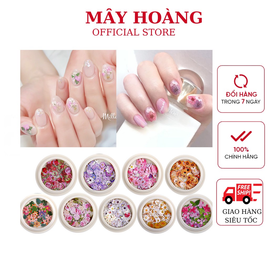 Phụ kiện Bướm &amp; Hoa hàn trang trí móng