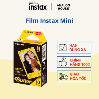 FILM INSTAX MINI BUTTER - Viền Butter BTS - Giấy in ảnh cho máy chụp lấy liền - Chính hãng date 2024-2025