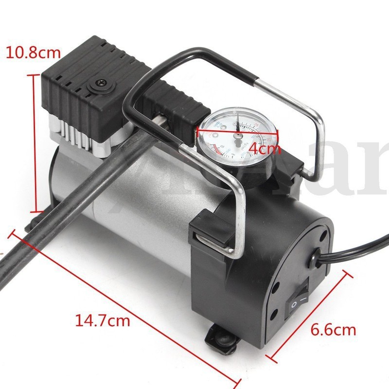 Bơm hơi ô tô, xe máy 150 PSI + kẹp cá xấu tẩu thuốc