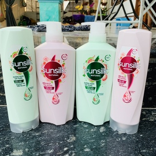 Dầu gội/xả Sunsilk Natural mẫu mới mềm mượt toả hương suốt ngày