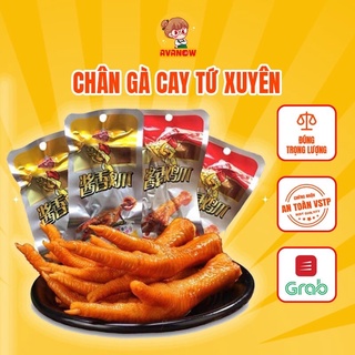 Chân gà cay Tứ Xuyên 🍣 Avanow 🍣 gói 32g, đồ ăn vặt ngon