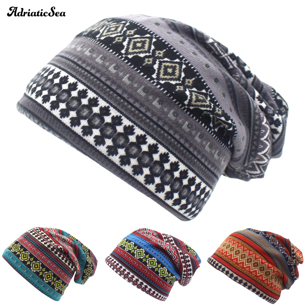 Mũ Trùm Đầu Mùa Đông Phong Cách Dân Tộc Cho Nam Và Nữ