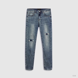 Quần jeans xanh skinny chất bò dày dặn siêu chất - 111
