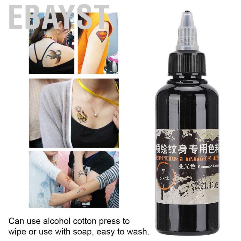 (hàng Mới Về) Mực Xăm Tạm Thời Dung Tích 100ml | BigBuy360 - bigbuy360.vn