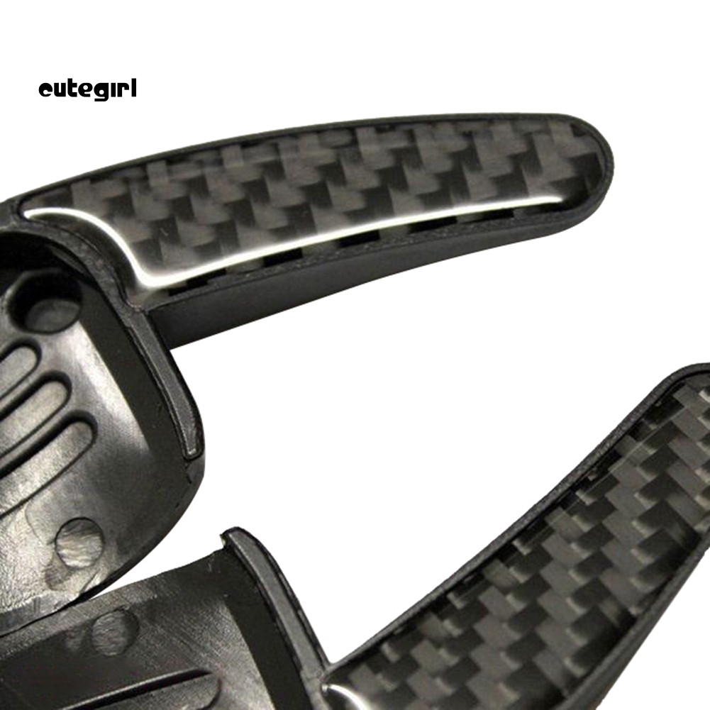 Bộ 2 vỏ bọc lẫy chuyển số bằng sợi carbon cho xe oto Golf 6 GTI R20 Cool R36 CC