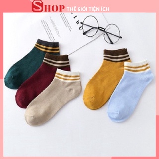 SET 2 ĐÔI TẤT NAM NỮ THỜI TRANG HÀN QUỐC HOT 88110 TIỆN ÍCH