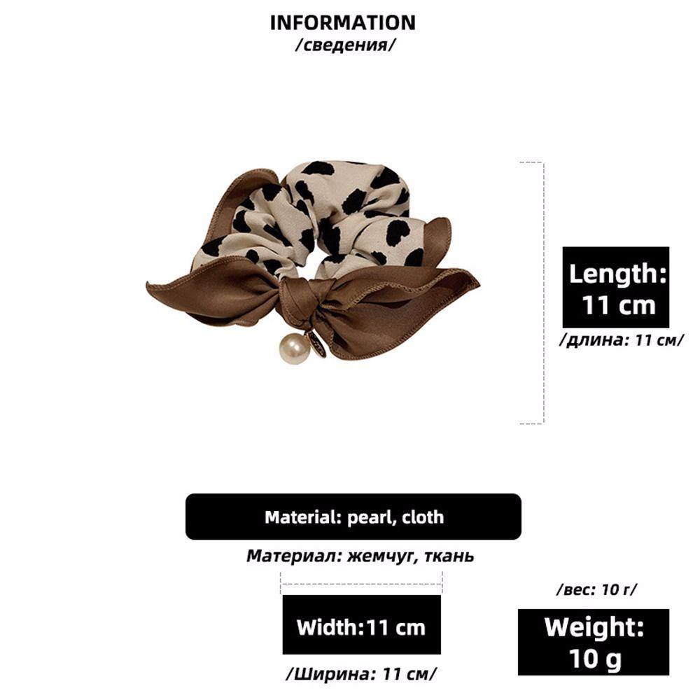 Dây Cột Tóc Ruy Băng Co Giãn Đính Nơ Xinh Xắn WMES15H